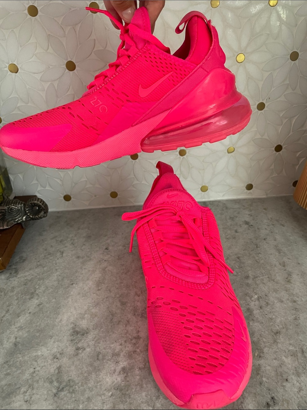 Nike Hot Pink Air Max 270 Sneakers